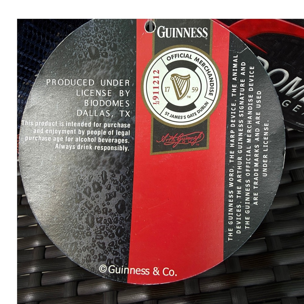 Guinness Toucans Trucker Hat Mens Snapback Stripes Toucan Beer Streetwear Foam - Picture 4 of 13